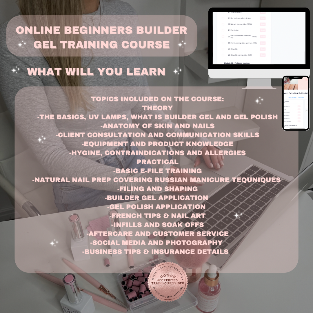 Beginners Online Everything Builder Gel Training Course