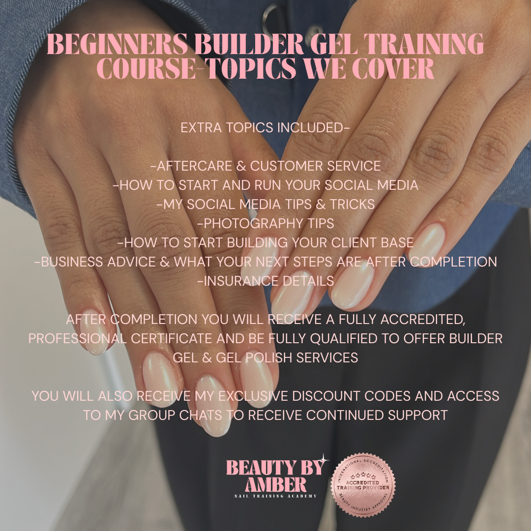 Beginners In Person Everything Builder Gel Training Course