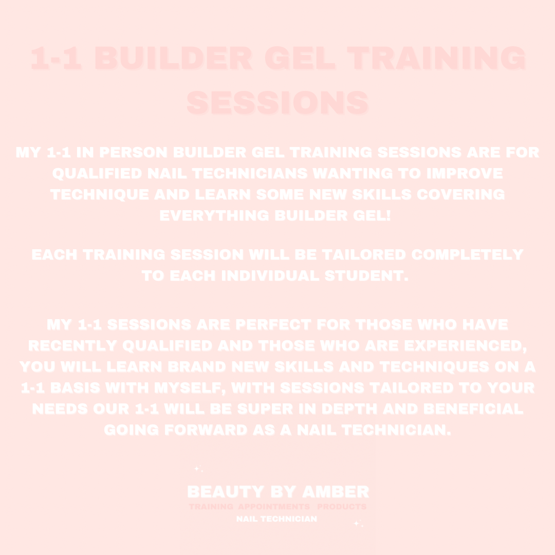 1-1 In Person Builder Gel Training Session - 2 Hours