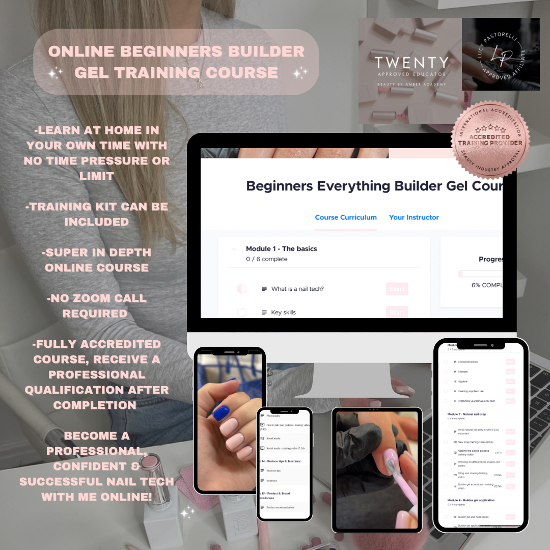 Beginners Online Everything Builder Gel Training Course