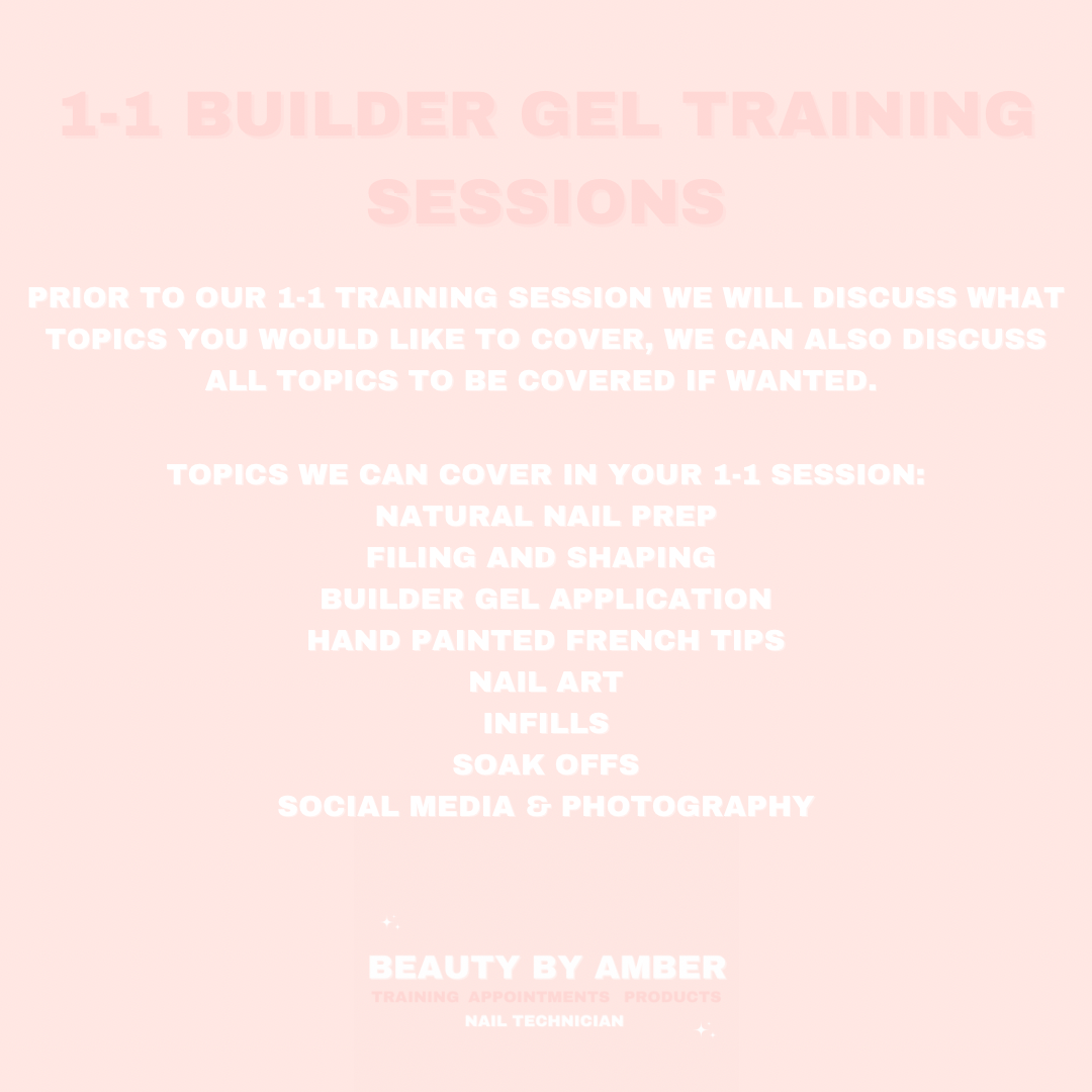 1-1 In Person Builder Gel Training Session - 4 Hours