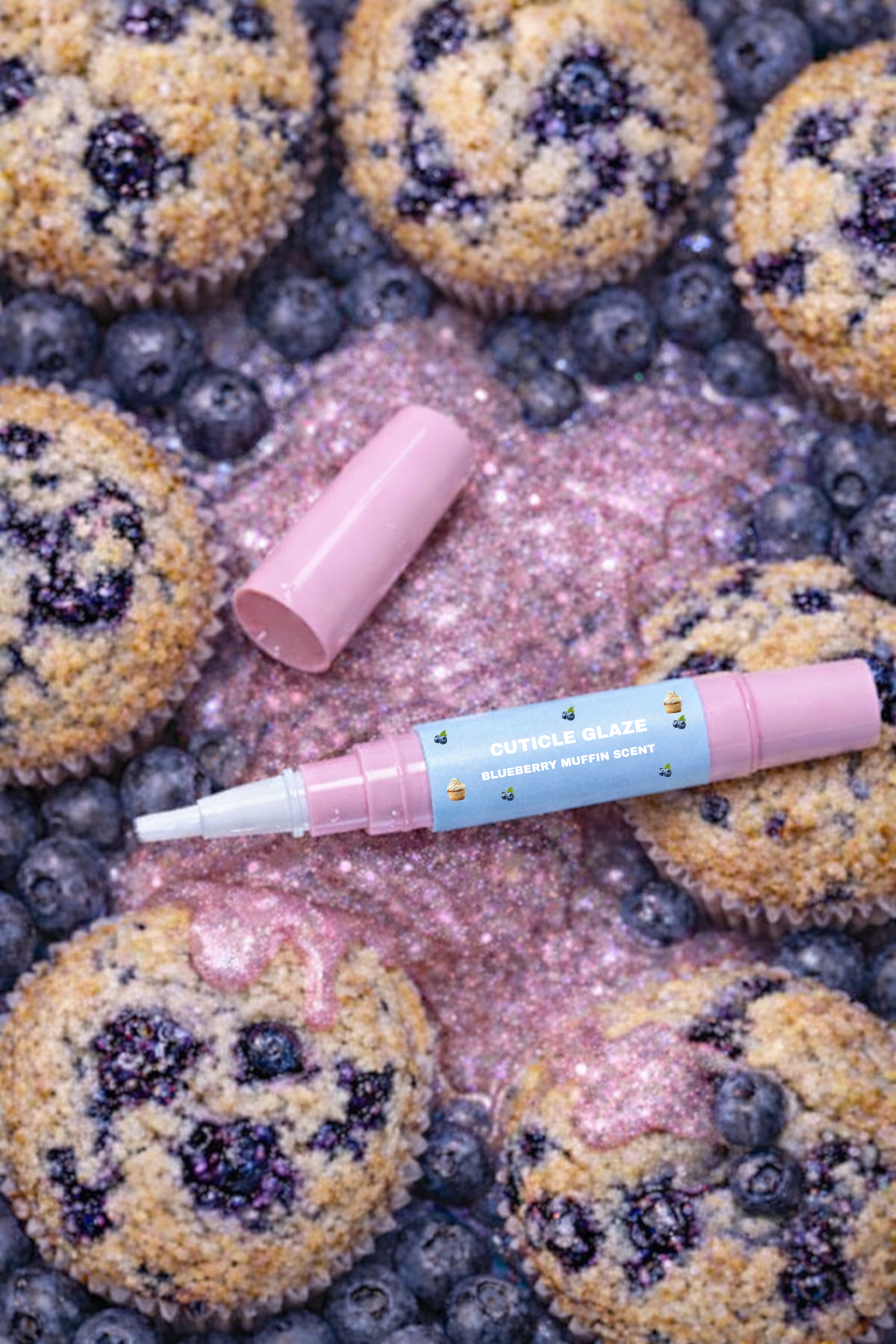 Cuticle Glaze - Blueberry Muffin